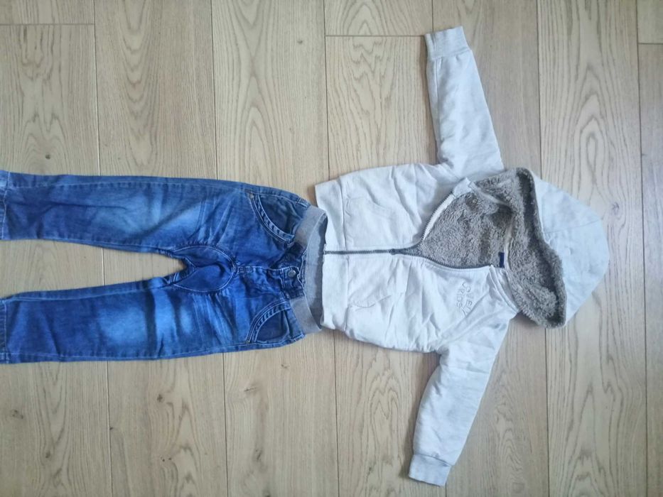 Zestaw paka r92 ubranek dla chłopca zadbane