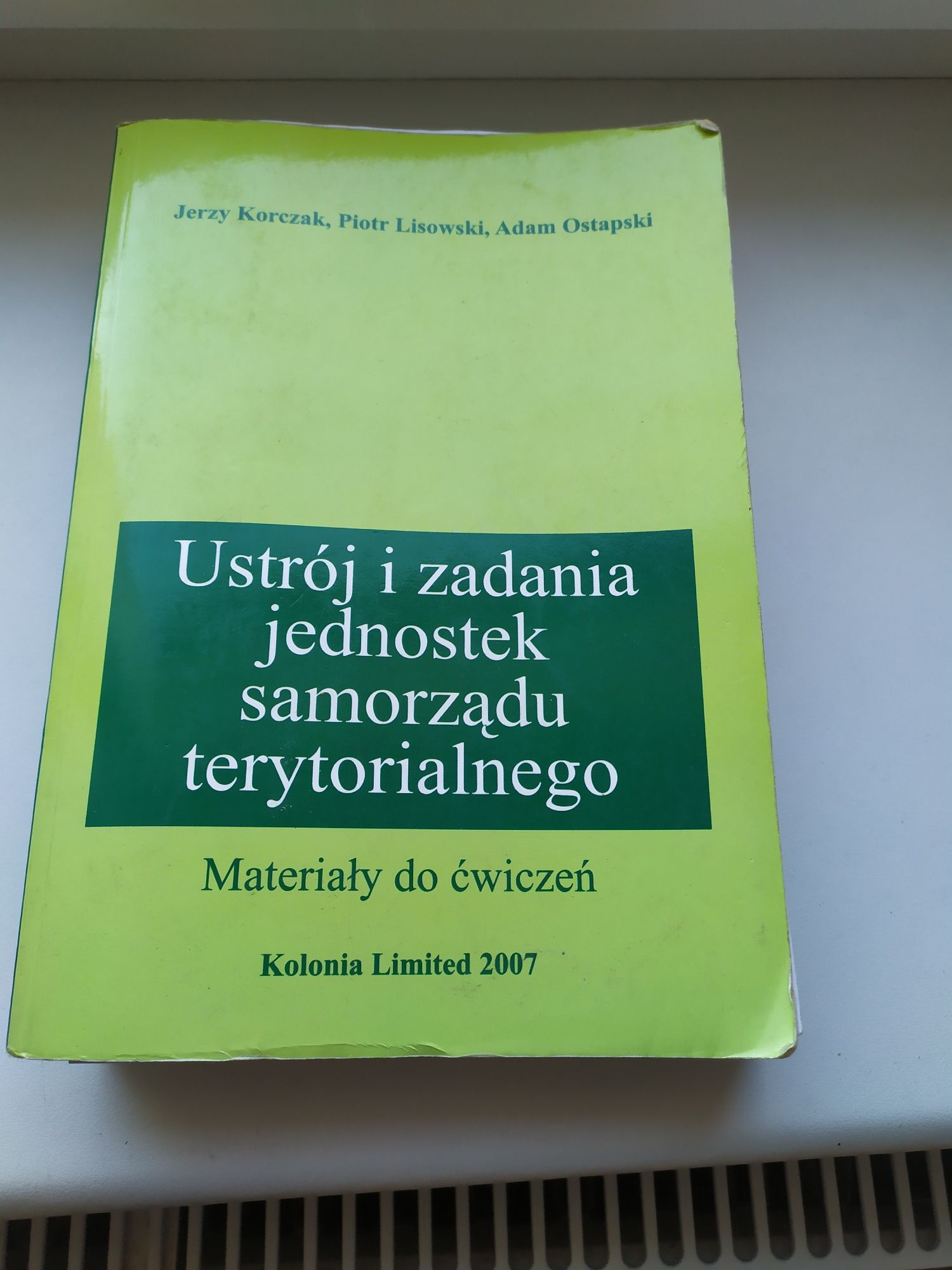 Ustrój i zadania jednostek samorządu terytorialnego administracja praw