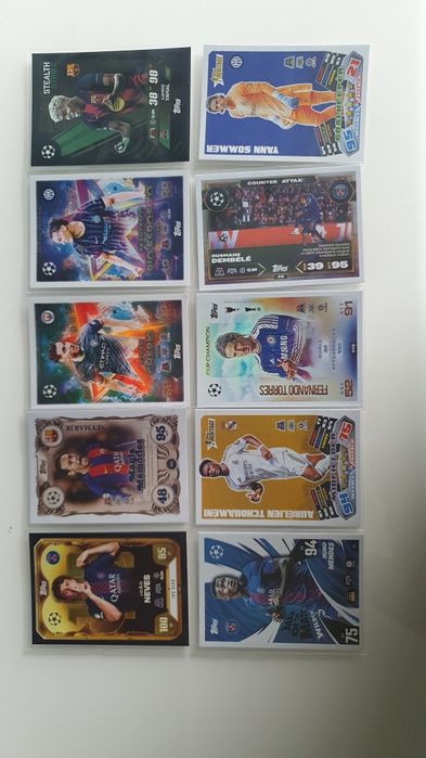 Zestaw kart topps