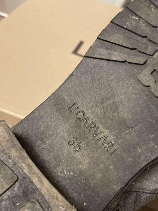 Сапоги  L Carvari чулок