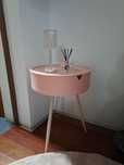 Mesa de apoio rosa