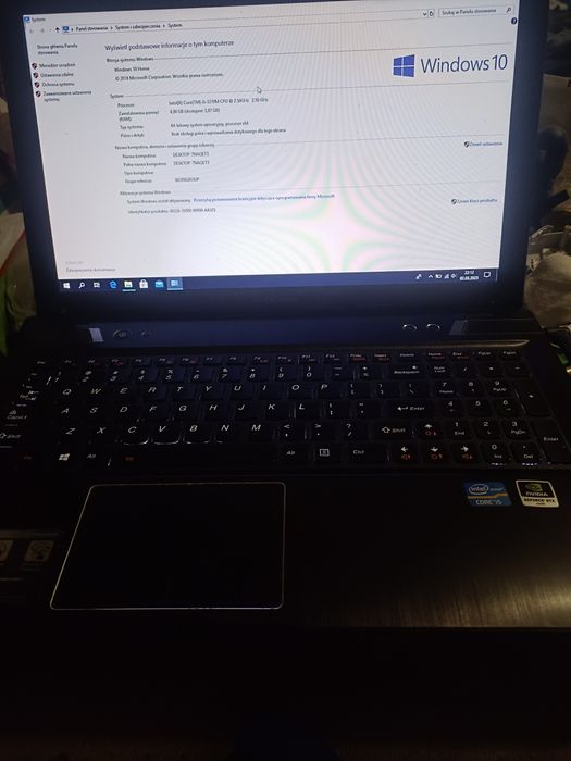 Laptop lenovo ideapad y580