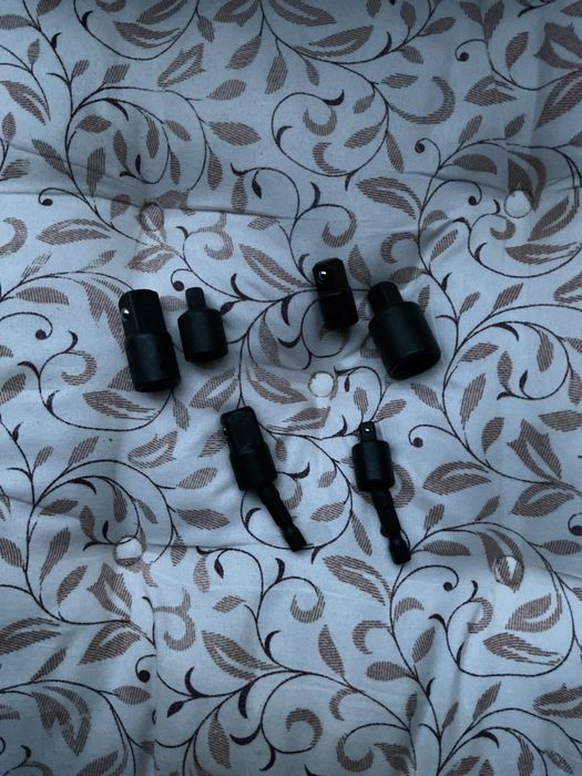 Набор ударних адаптерів перехідників шестигранка та квадрат 1/4 3/81/2