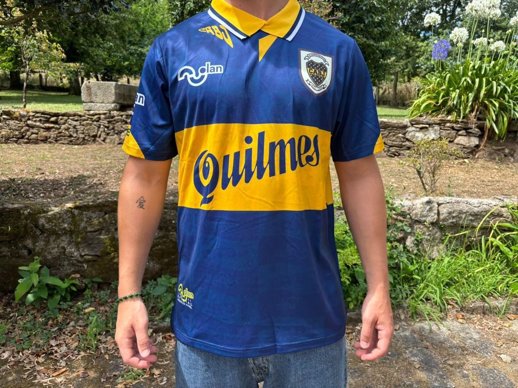 Camisola de futebol Retro Boca Júniores