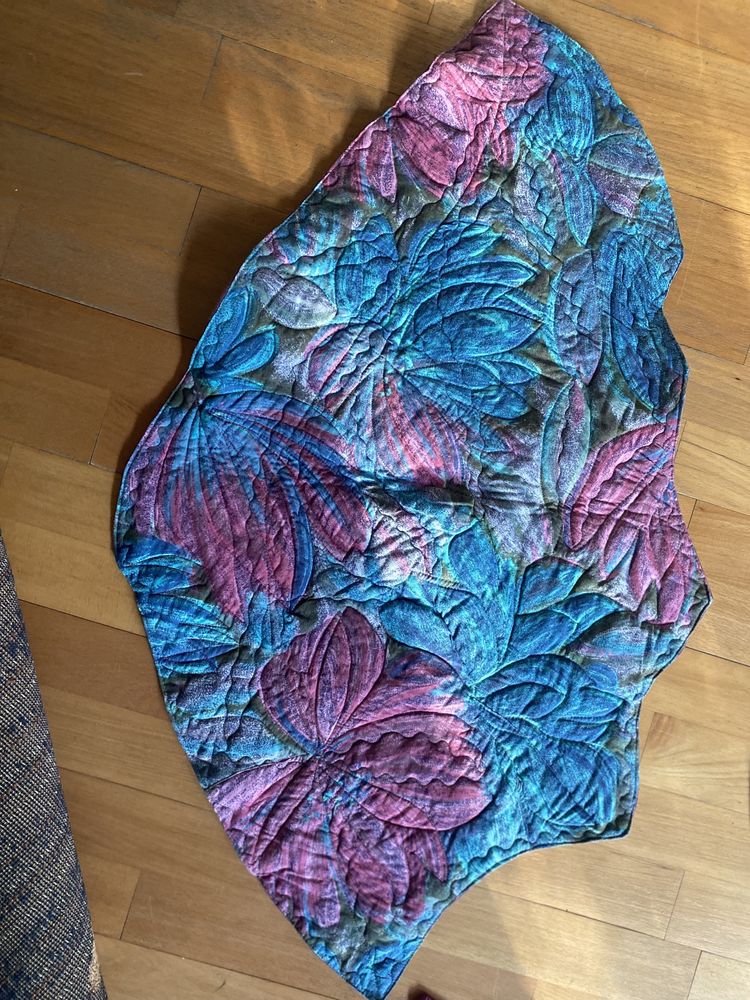 Dywanik łazienkowy monstera patchwork