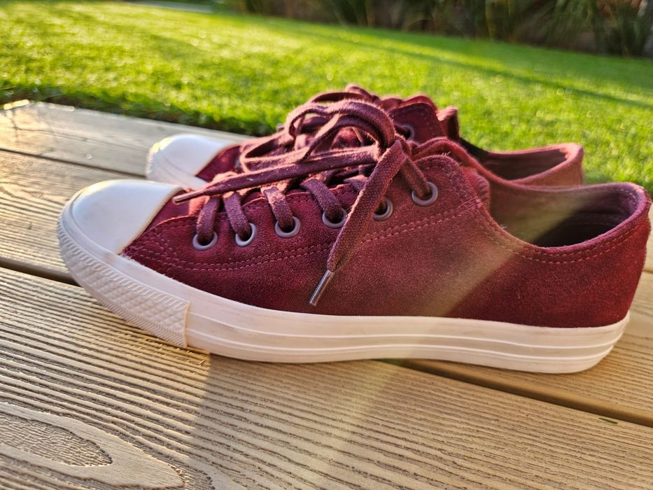 Converse chuck Taylor 40 trampki bordowe