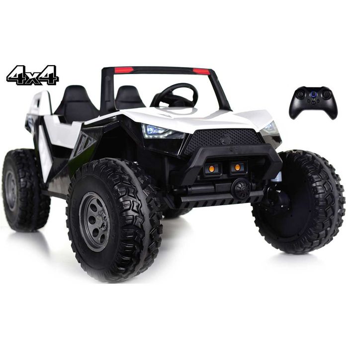 Mega Buggy Clash Dla 2 Dzieci, 4 Silniki, Miękkie Przesuwane Siedzenie