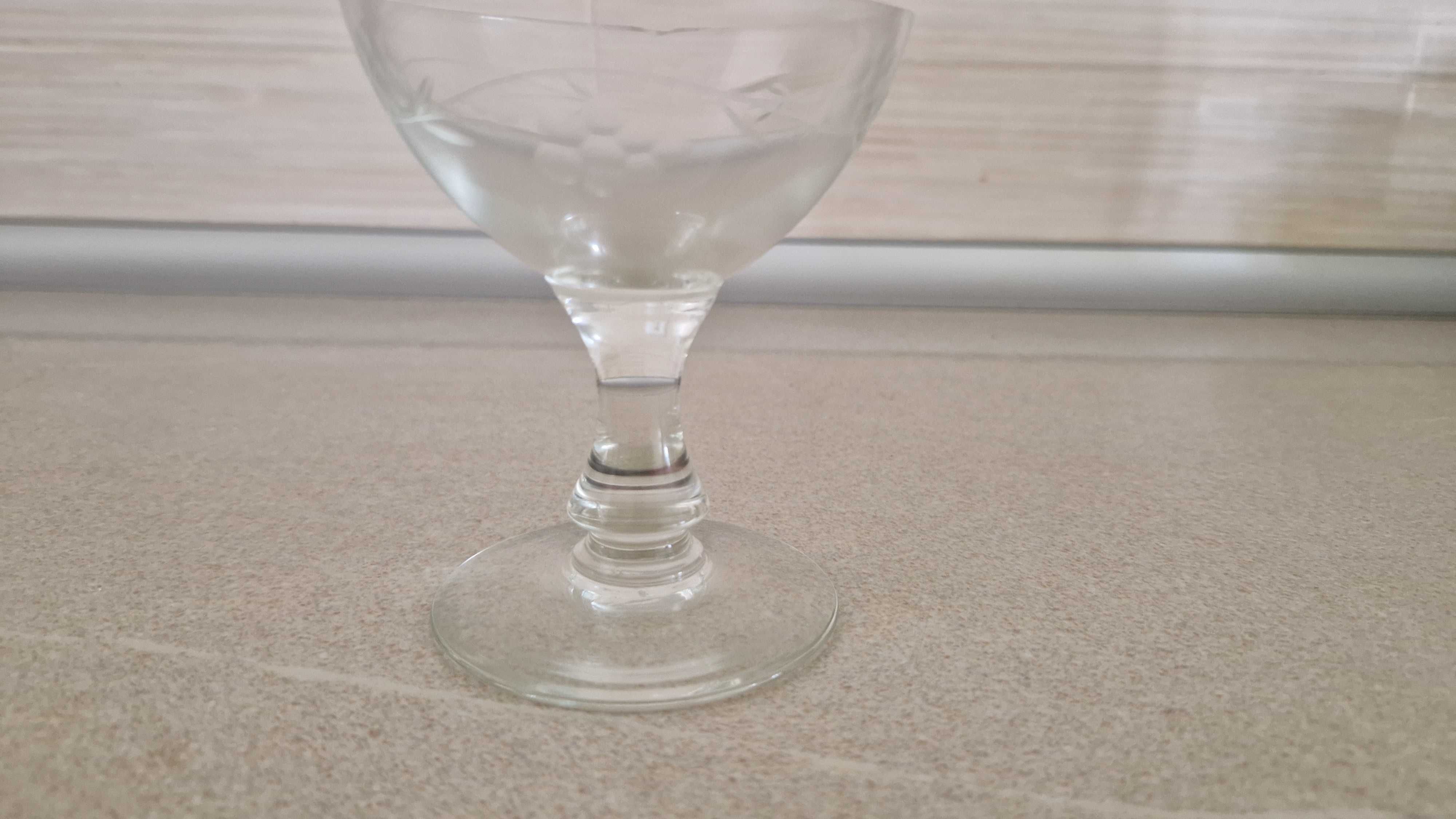 1 taça de sobremesa ou fruta ou gelado, vidro vintage