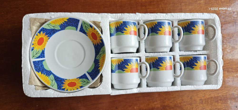 Набір кавовий. Новий