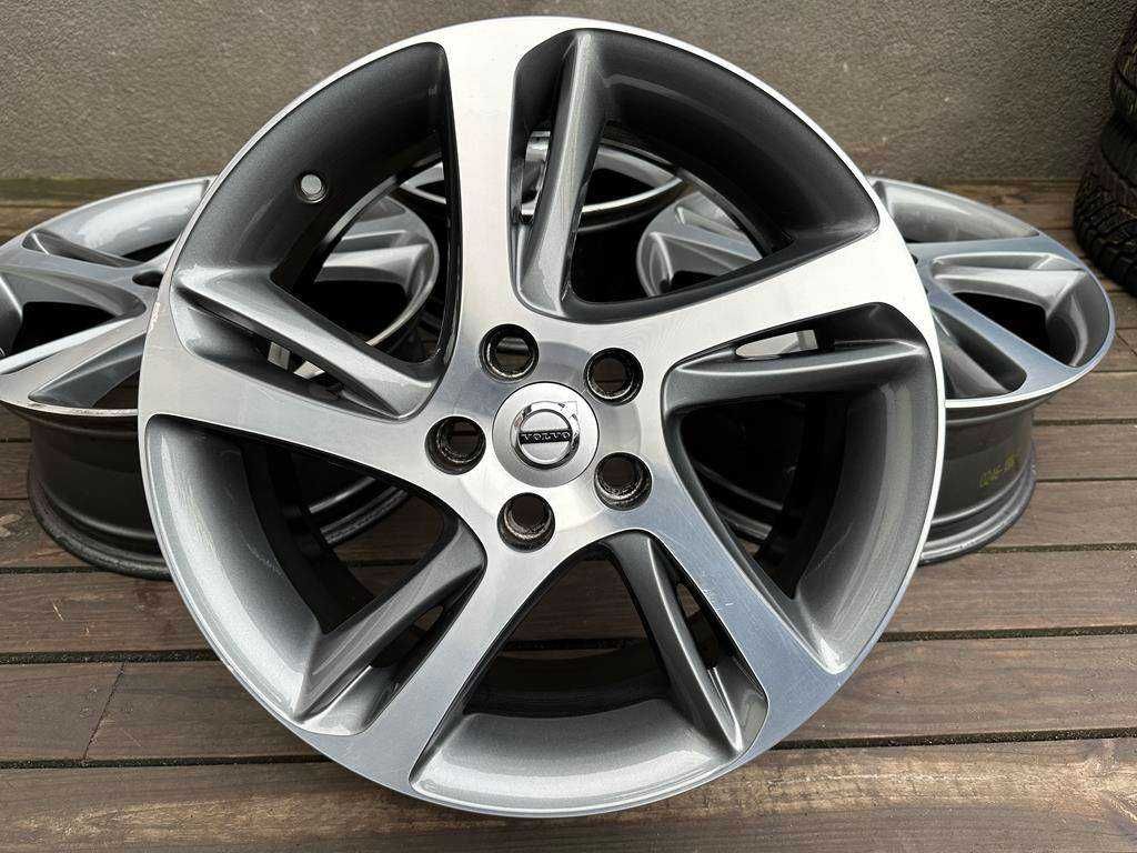 VOLVO (silver) Oryginalne Dekielki Alufelg 64 mm - Komplet