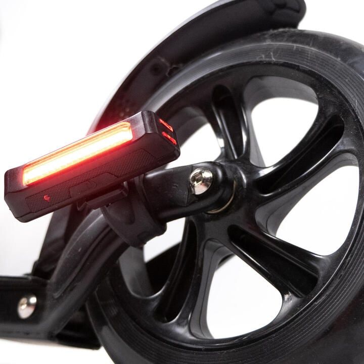 OŚWIETLENIE USB Lampka rower hulajnoga 16 diod led wykrywacz hamowania