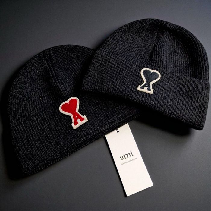 Чоловіча зимова шапка louis vuitton the north face amiri ami