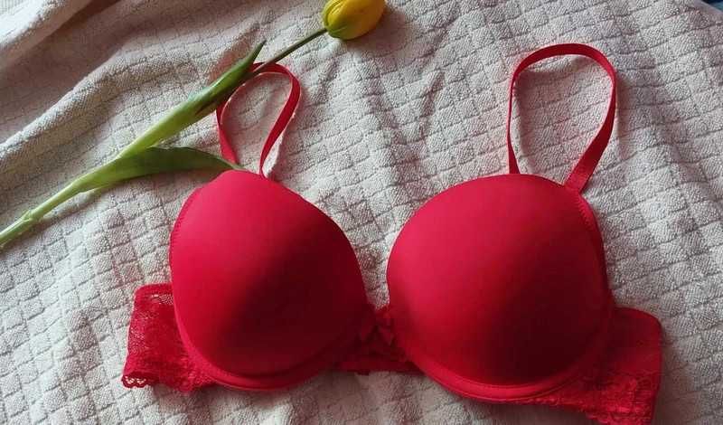 śliczny biustonosz usztywniane miseczki 70/C