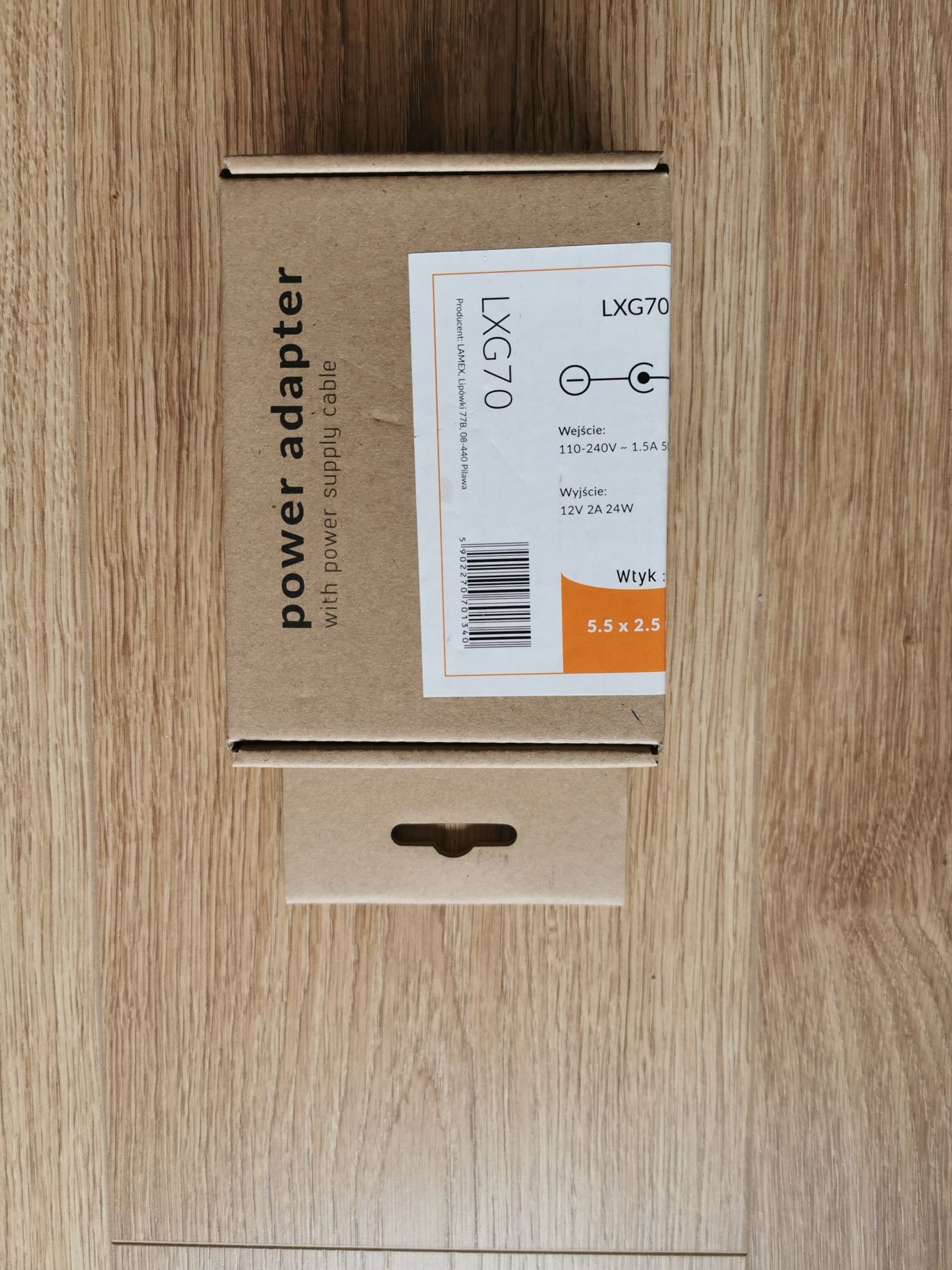 Zasilacz do taśm LED 12V 24W 2A Lextool LXG70