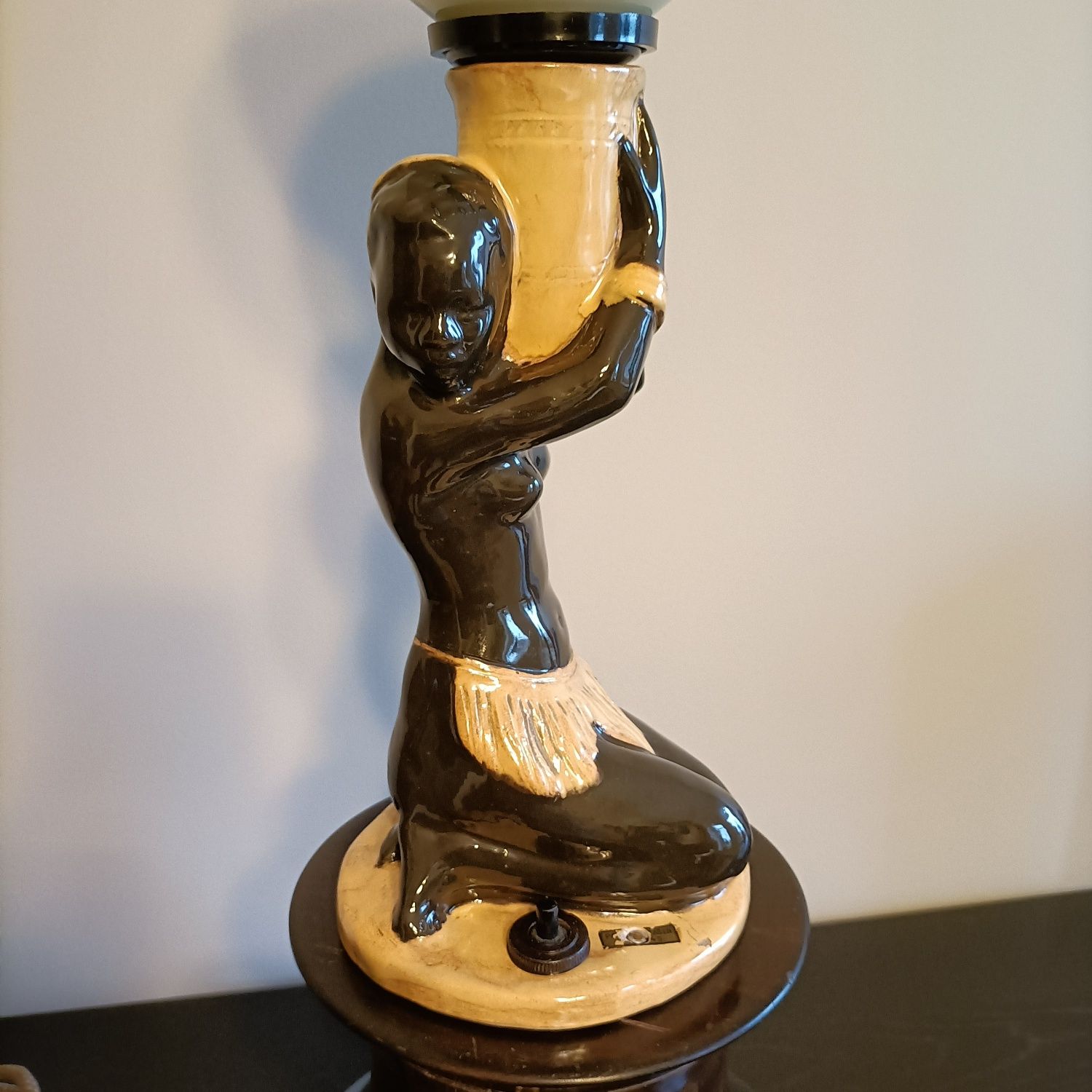 Stara, duża lampa - art deco, vintage, PRL, retro,bauhaus , antyk,loft