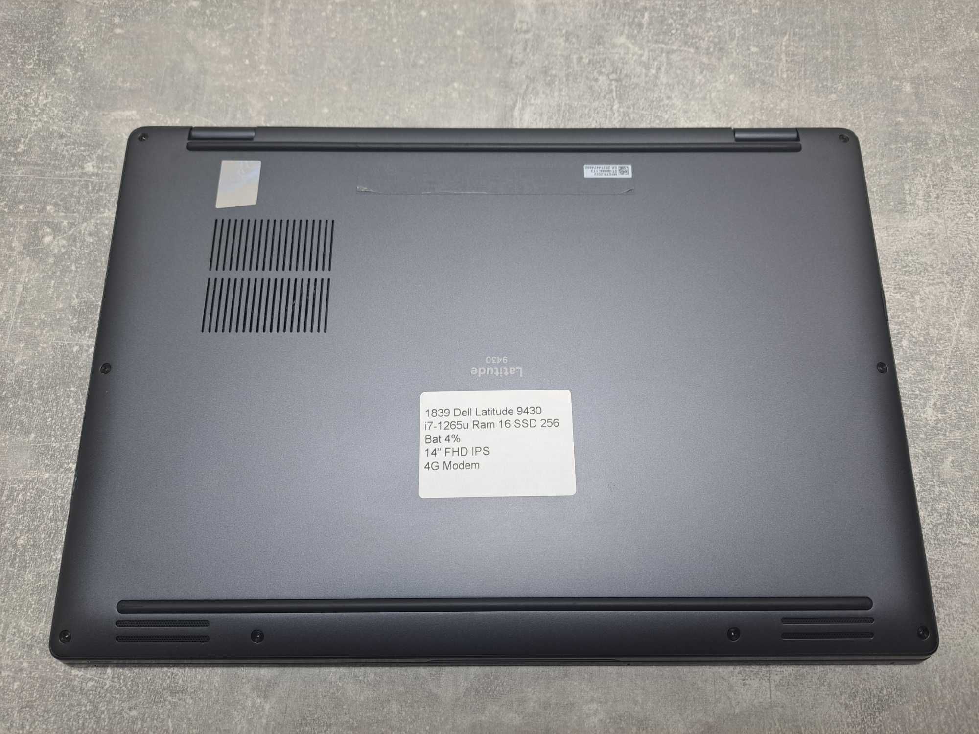 Dell Latitude 9430 i7-1265U 16GBRam SSD256GB 14" FHD IPS 4G