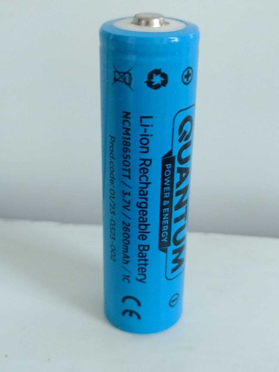 Аккумулятор 18650 от Quantum 2600mAH. Высокое качество, новый.