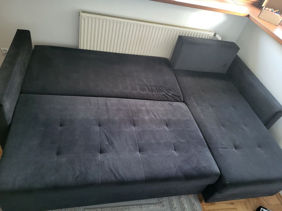 Kanapa rozkładana z pojemnikiem na pościel 2,2m x 0,9 m