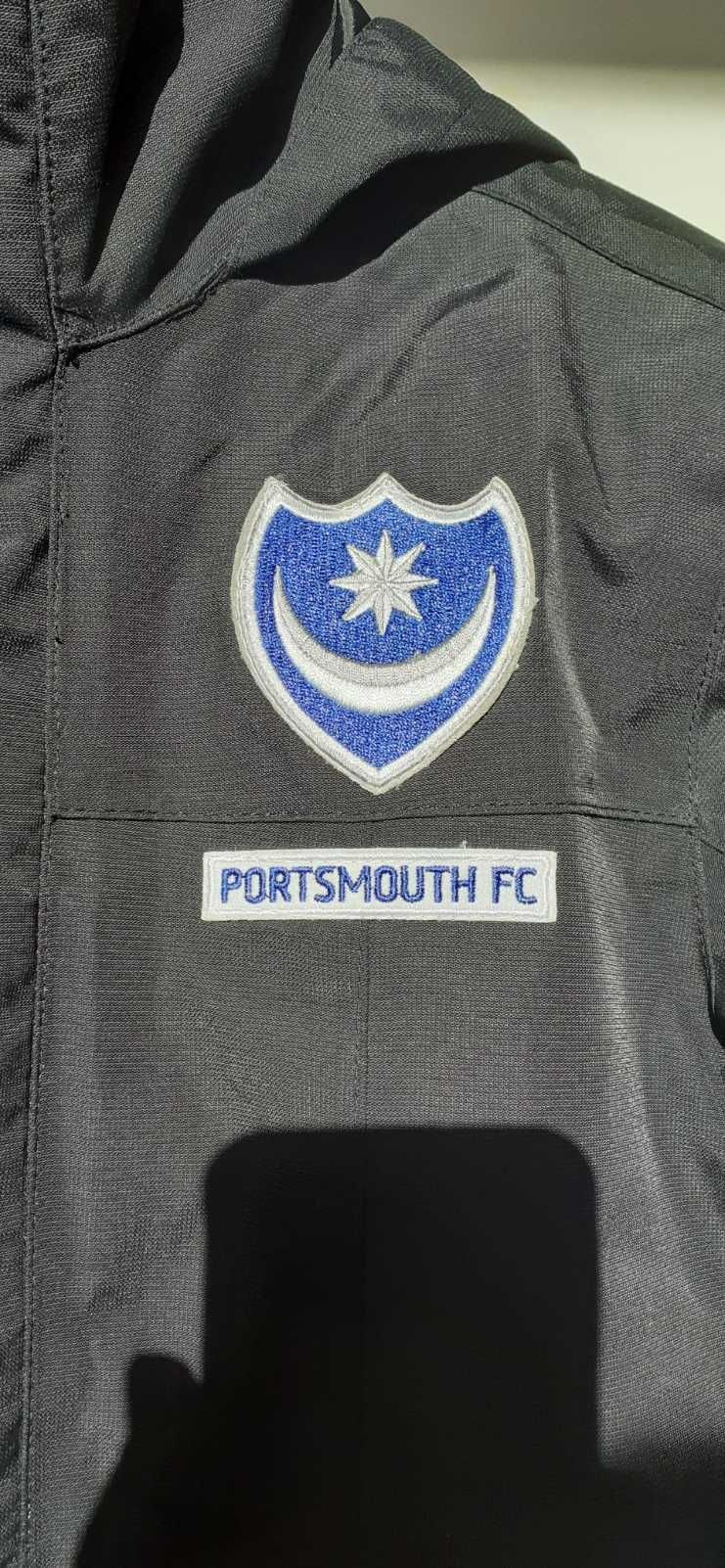 Новая детская осеняя куртка PORTSMOUTH FC на 11-12 лет, черная