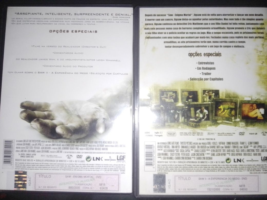 DVDs variados/ Terror - Ação - Drama