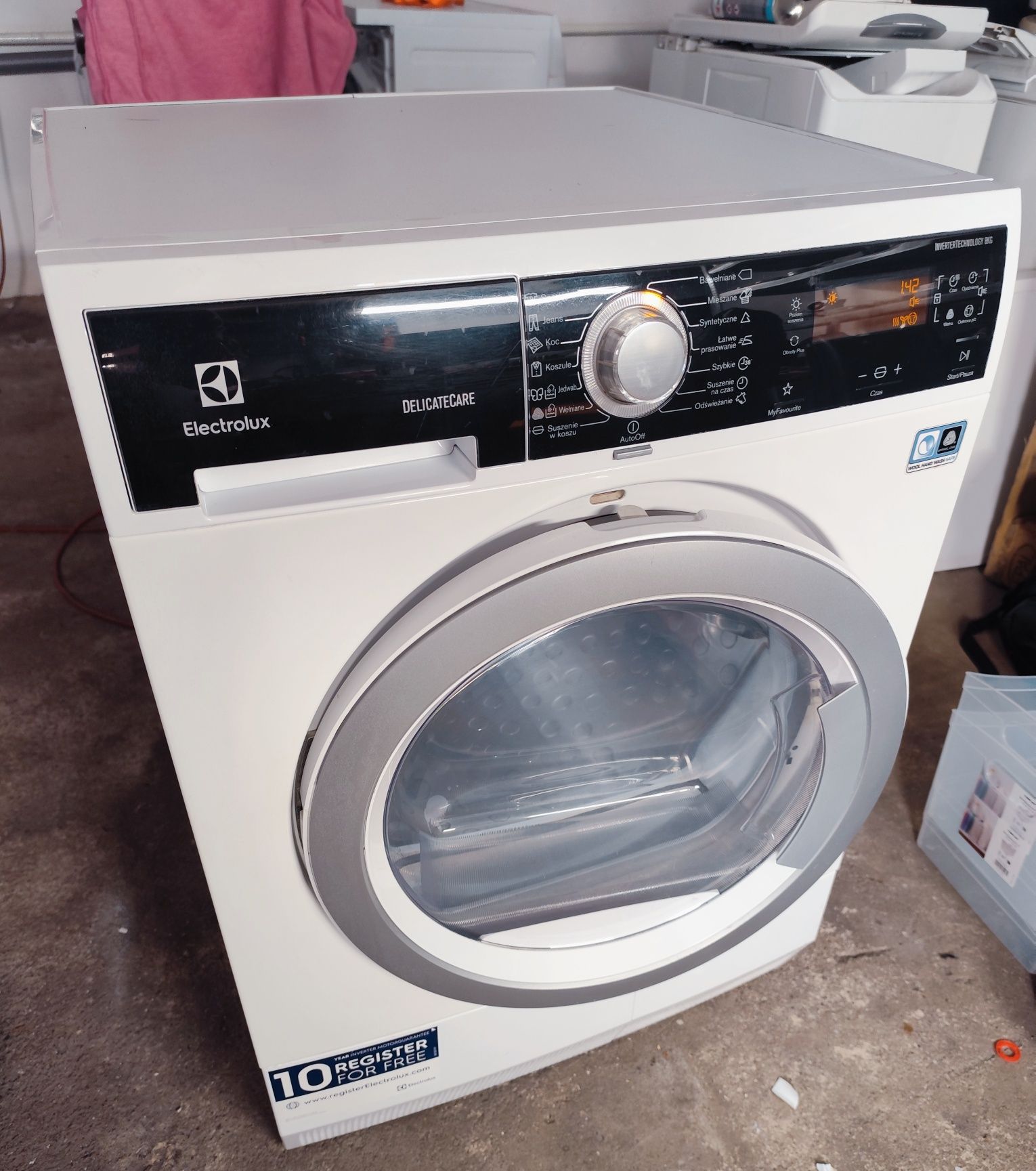 Suszarka do ubrań Electrolux EDH13488GC wyczyszczona super stan