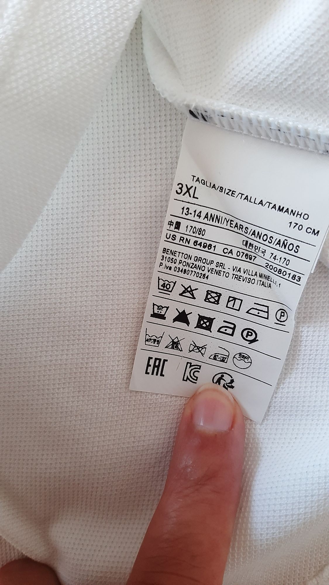 Polos para rapaz da Benetton