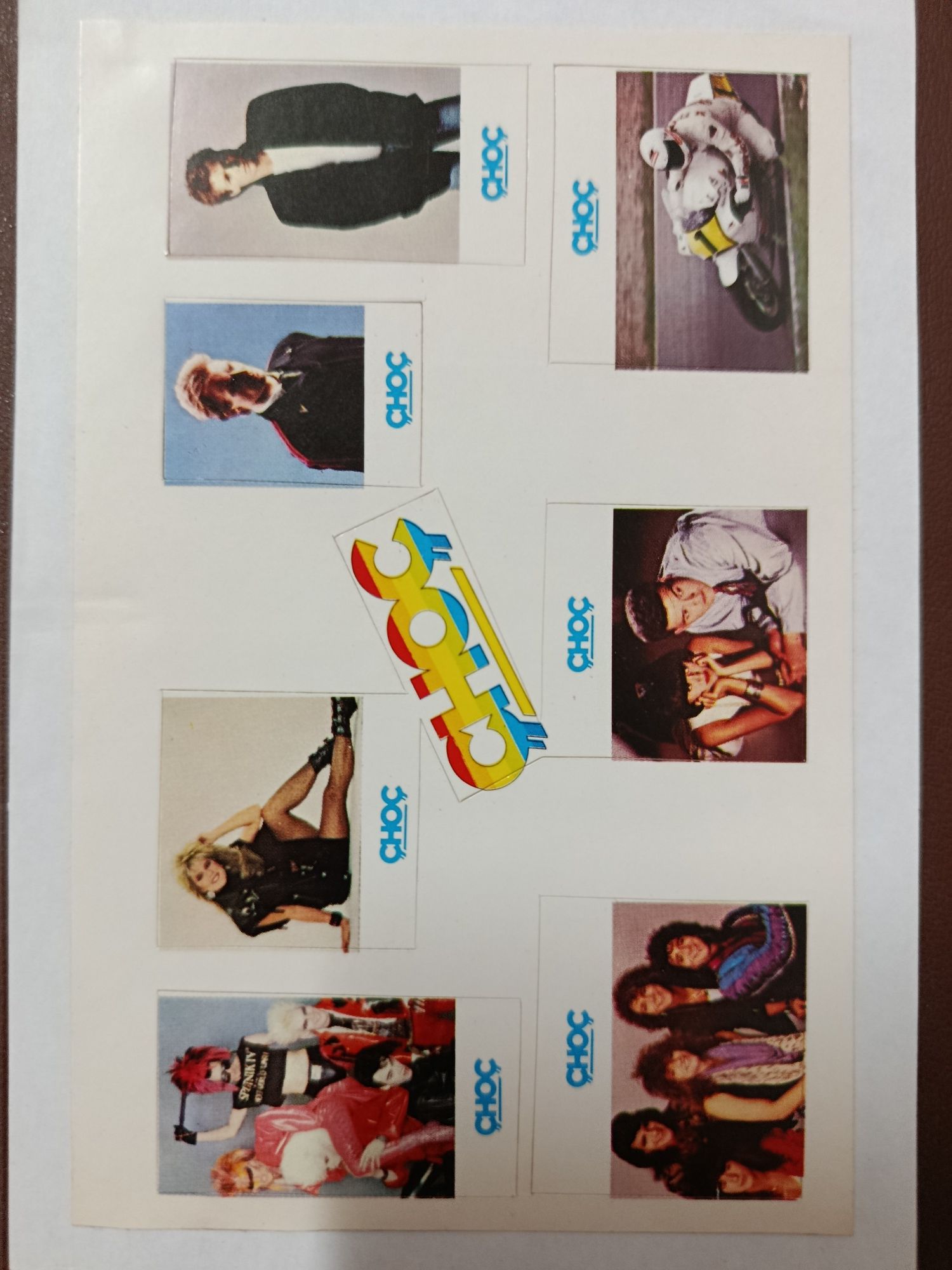 AUTOCOLANTES Musicais, Anos 80 (top)