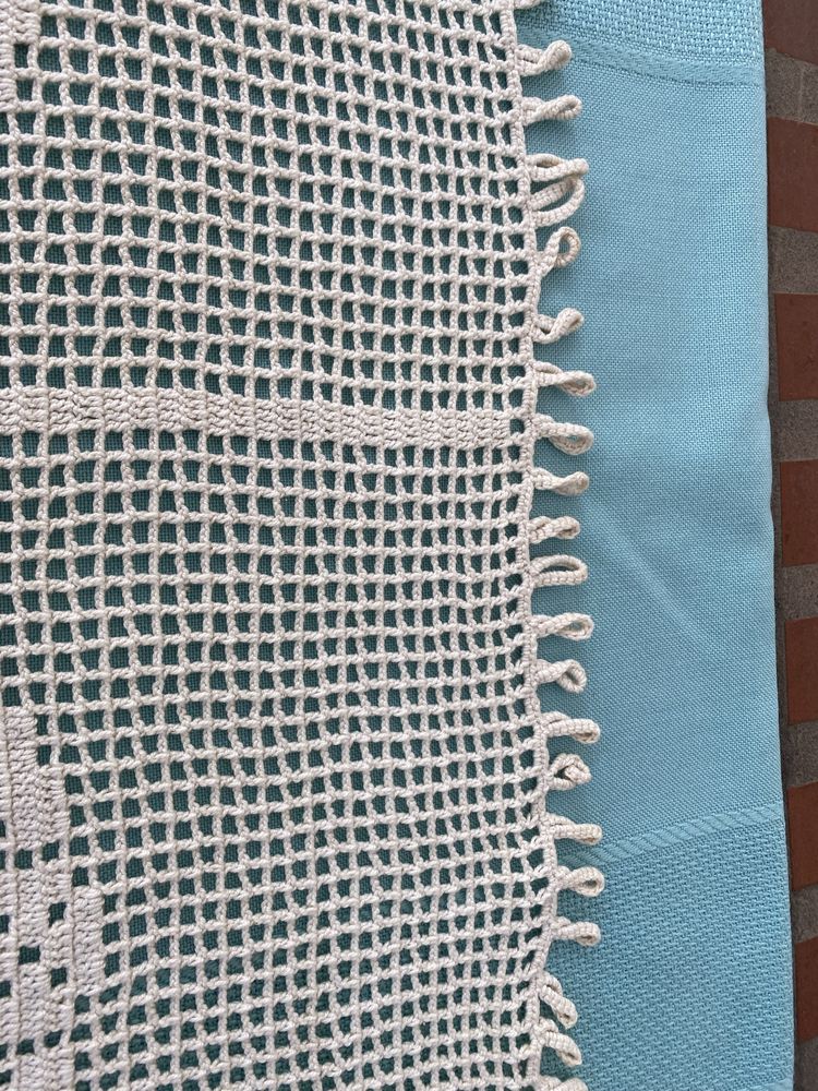 Renda croché decoração multiuso