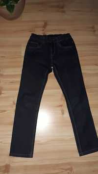 spodnie jeans C&A ciemny granat rozm.140