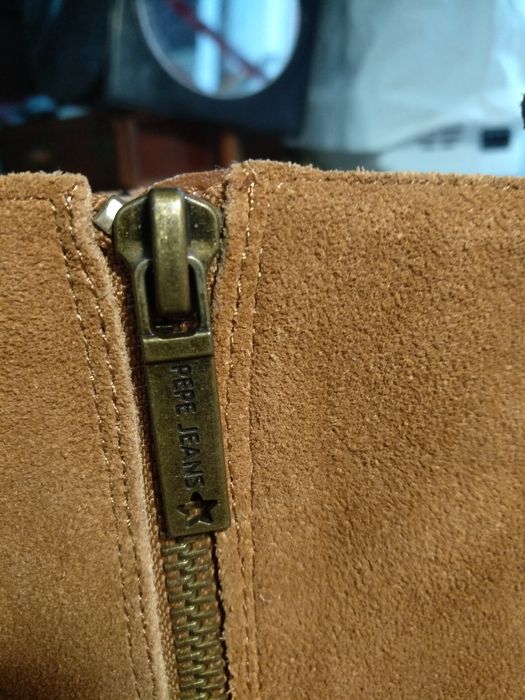 Ботинки, ботильоны. Новые, фирмы Pepe Jeans, натур замш, р 41,ст.26см.