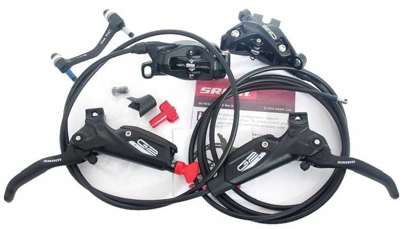 Hamulce Sram G2 R 4-tłoczki PRZÓD/TYŁ + adapter, NOWE