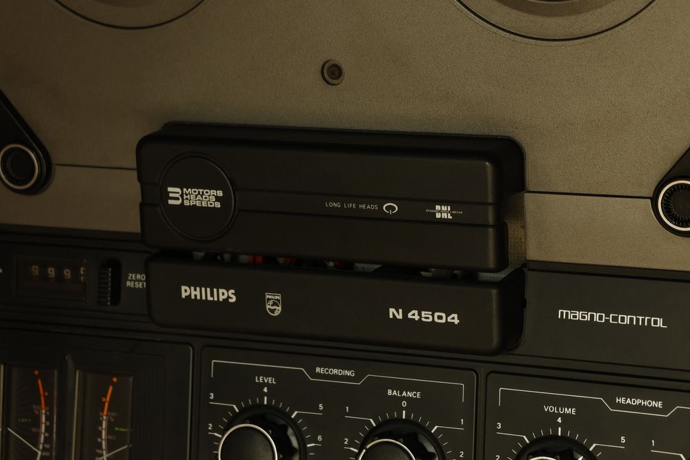Magnetofon szpulowy Philips N4504 – Vintage, 1977 r. sprawny, Wrocław