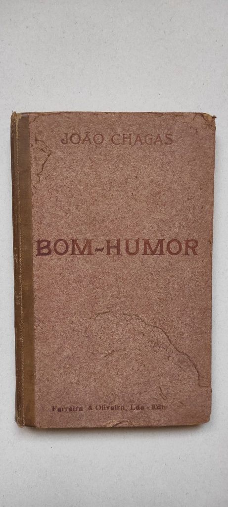 Livro "Bom Humor"- João Chagas, 1905 (1ª edição)