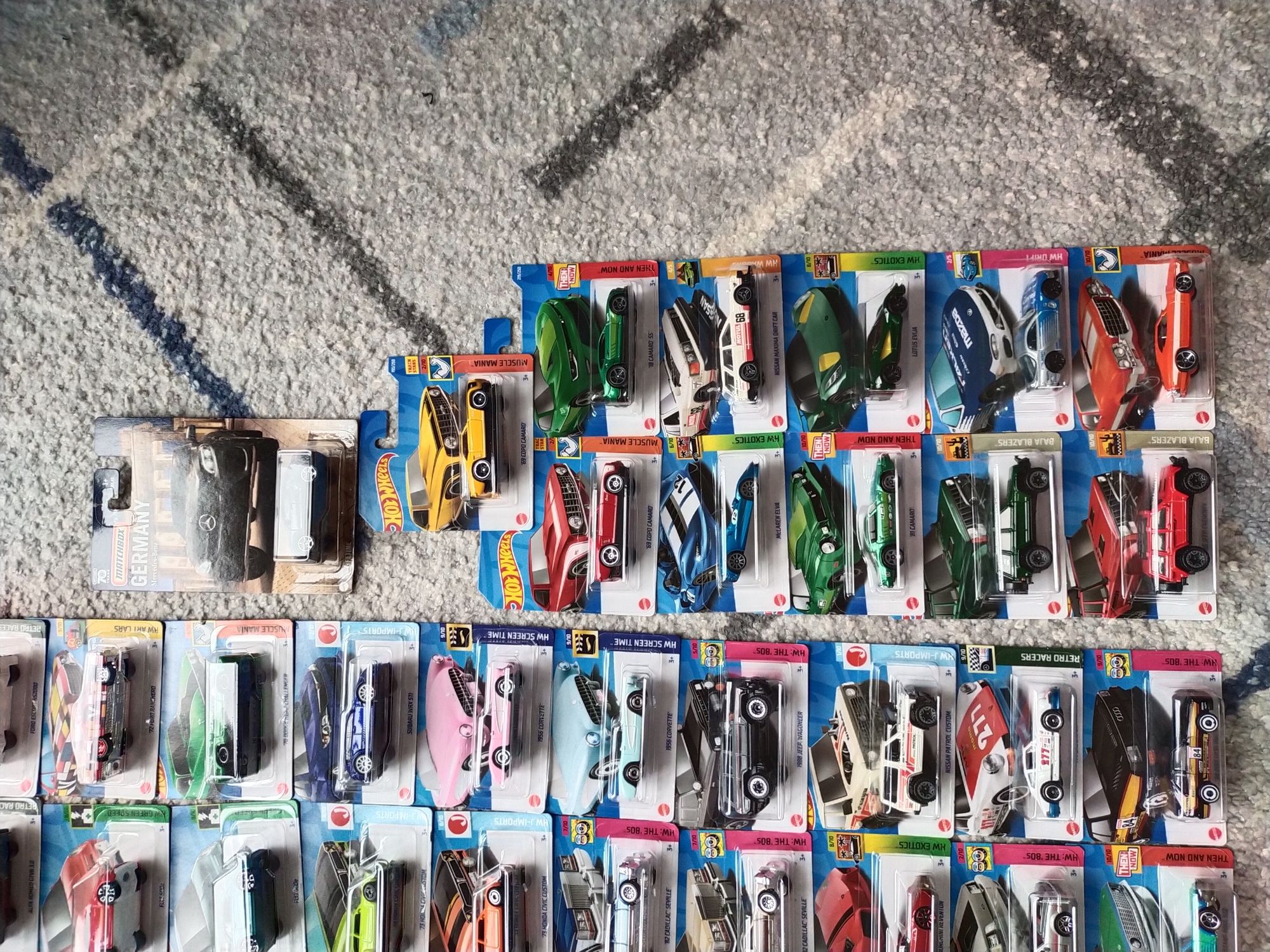 Modele hot wheels i matchbox