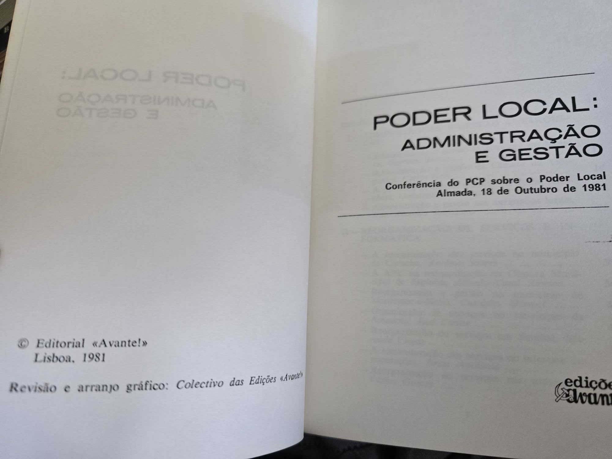 Poder Local: Administração e Gestão
