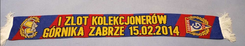 Szalik Kolekcjonerzy Górnik Zabrze I zlot Torcida KSG