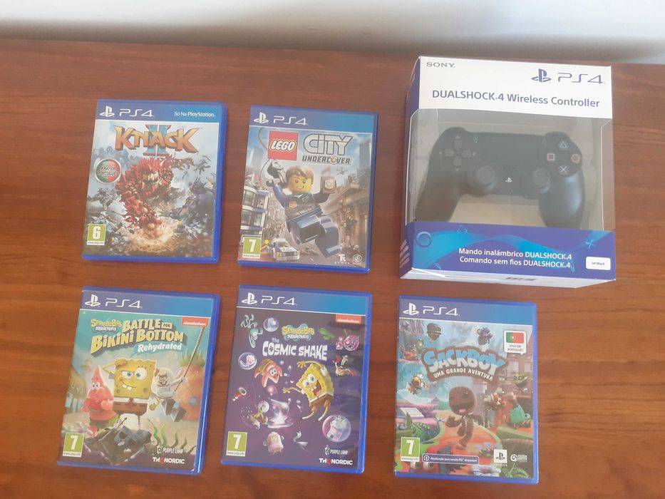PS4 Slim 1TR c/jogos