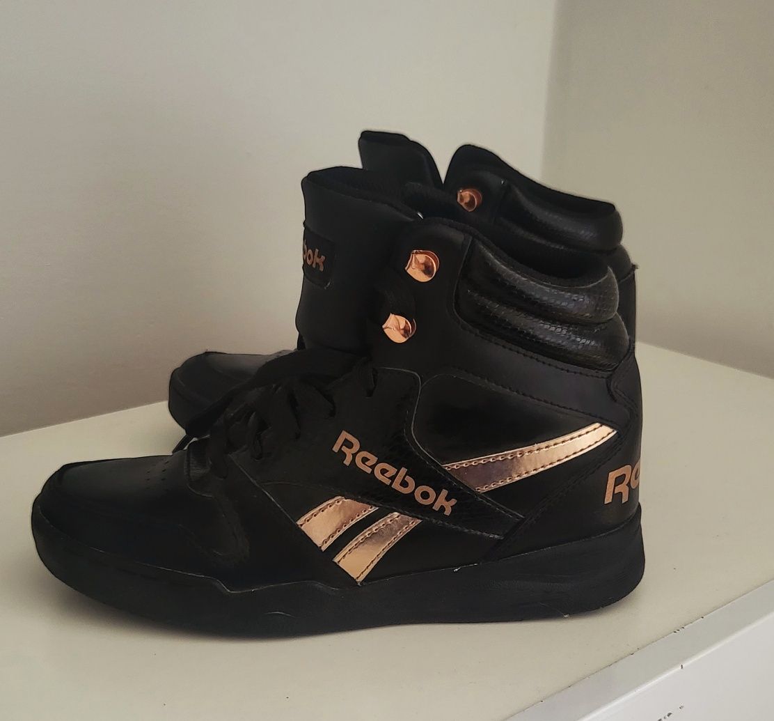 Sportowe buty Reebok czarne złote roz. 36