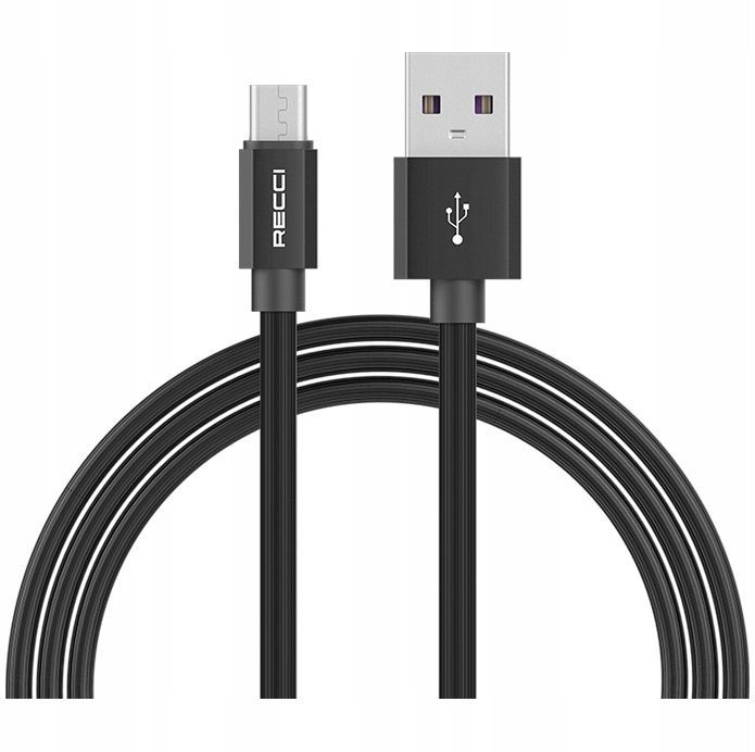 Kabel Micro Usb Przewód Mocny 2,4A 1,5M Do Szybkiego Ładowania Recci