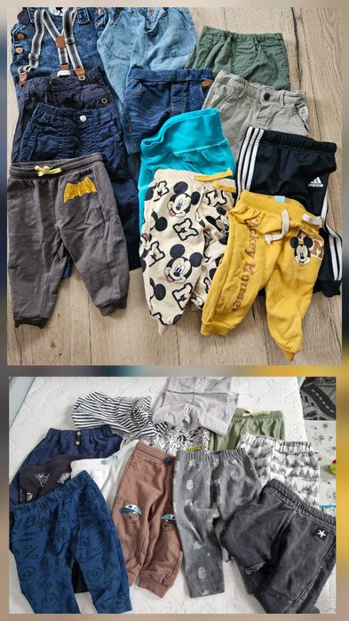 Paka ubranek dla chłopca rozm. 74