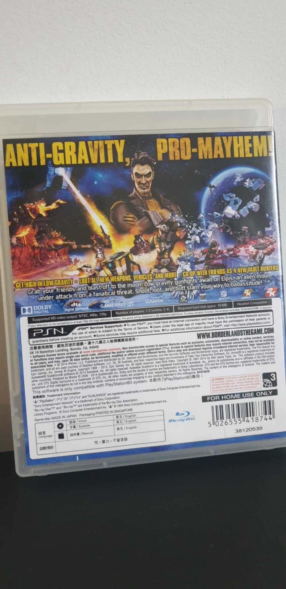 Borderlands PreSequel, rzadka wersja PS3