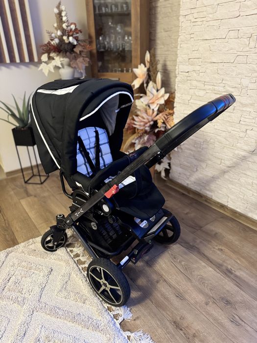 Hartan VIP 3w1 + Cybex Platinum –wózek, gondola, nosidełko, spacerówka