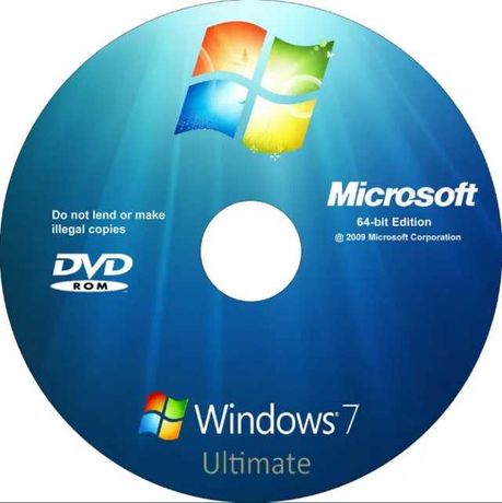 Установочний (загрузочный) диск Віндовс Windows Xp, 7, 8, 10 х64 х32