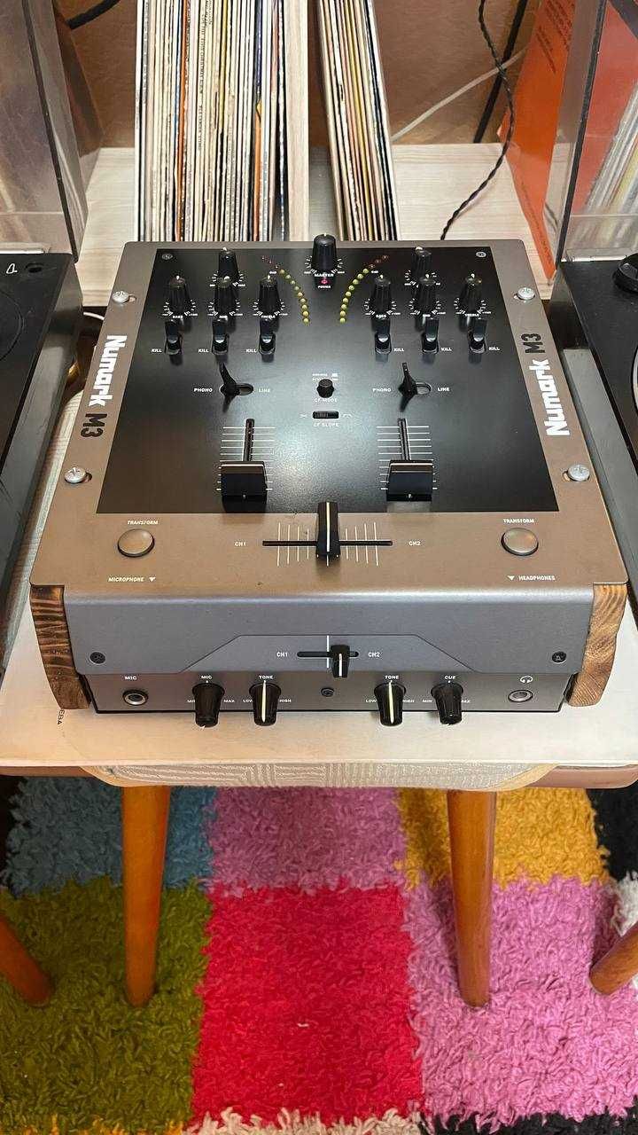 Вініловий Dj комплект (Monacor djp-120, SoundLab DL-P1R, Numark M-3)