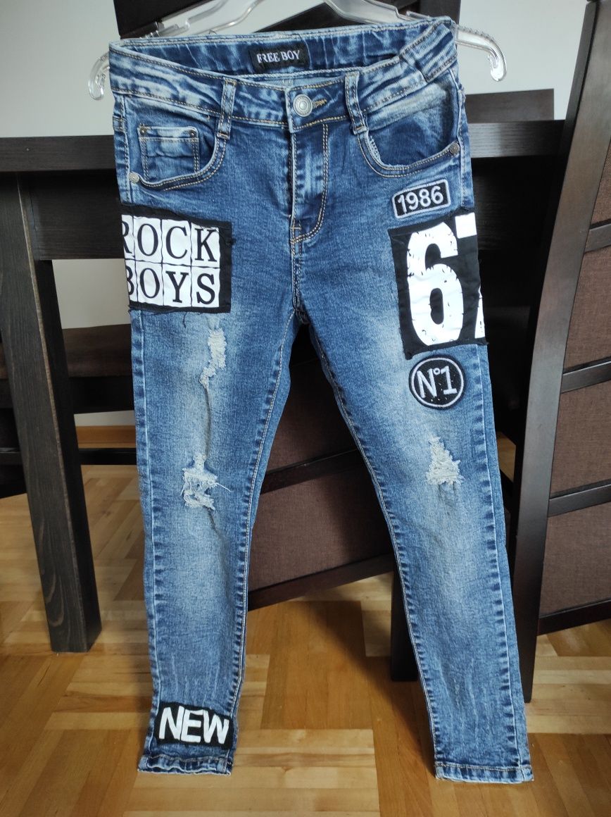 Spodnie jeansowe 134/140