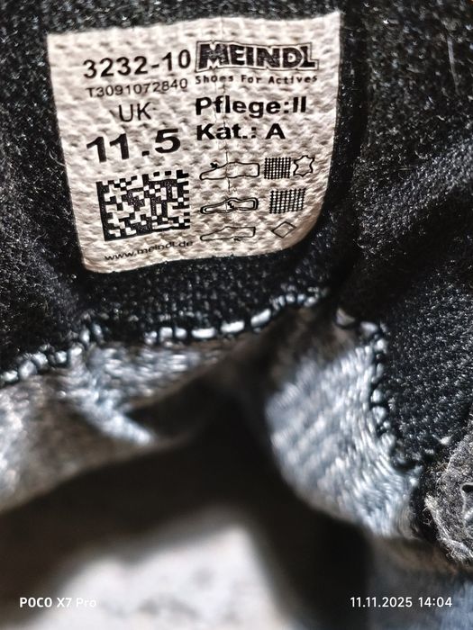 Трекінгові шкіряні черевики Meindl