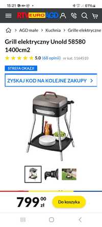 Grill elektryczny unold 58580