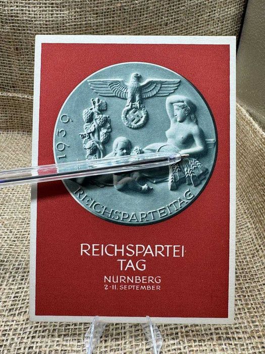 D119 pocztówka original 1939 ww2 NIEpropoganda original LUX