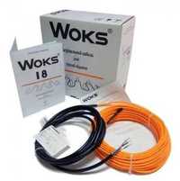 Нагрівальний кабель Woks (Україна ПП Одессакабель) 18 Вт/м, 16метрів