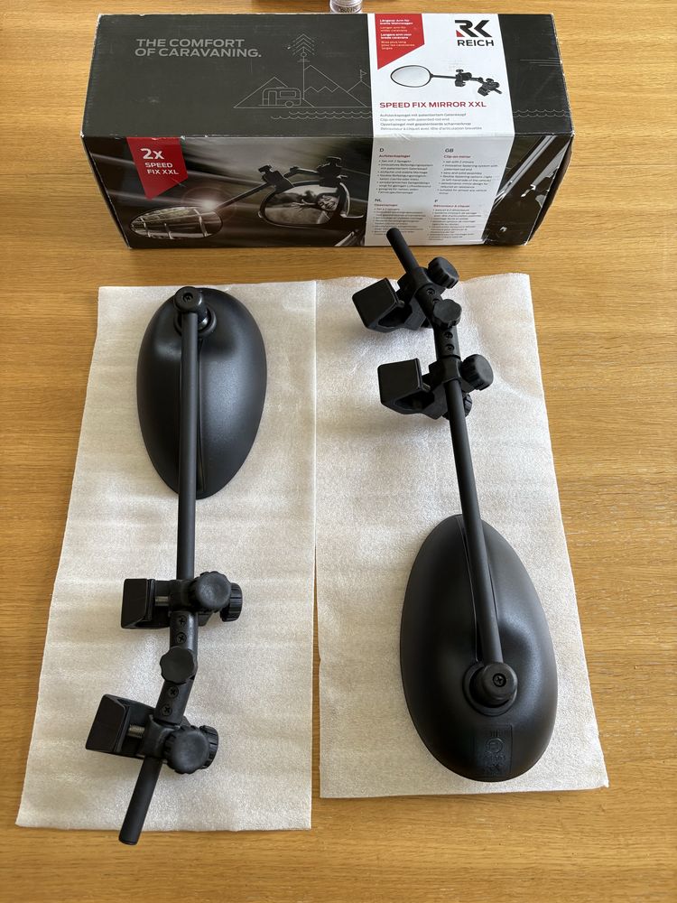 Lusterka do holowania REICH SPEED FIX XXL CONVEX
